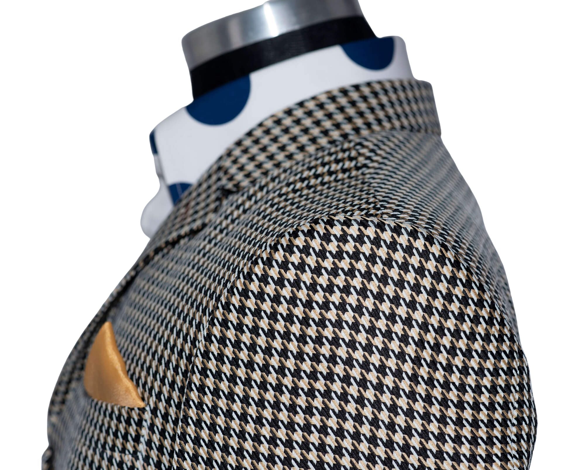 Vintage Light Brown Dogtooth Mod Blazer