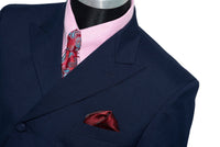 David Waller 3/6 Button Navy Blue Double Breasted Mod Suit