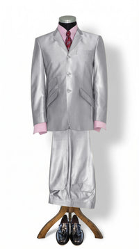Peter Best Silver Tonic Suit 1960's Style