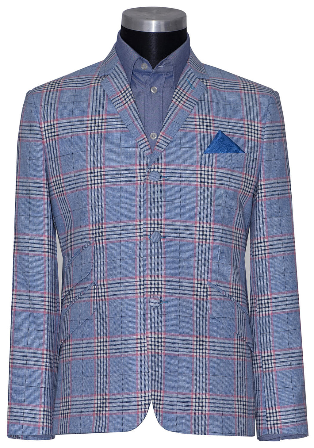 Paul McCartney Linen Sky Colour Check Mod Blazer | 1960's Retro Mod ...