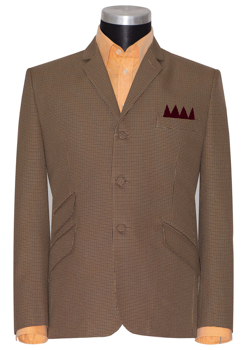 Mick Jagger Small Hounds Tooth Mod Blazer