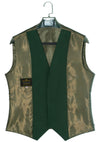 SALE Green Notch Lapel Waistcoat (40 Regular)