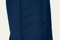 Paul Weller Peak Lapel 4 Button Yale Blue Mod Suit