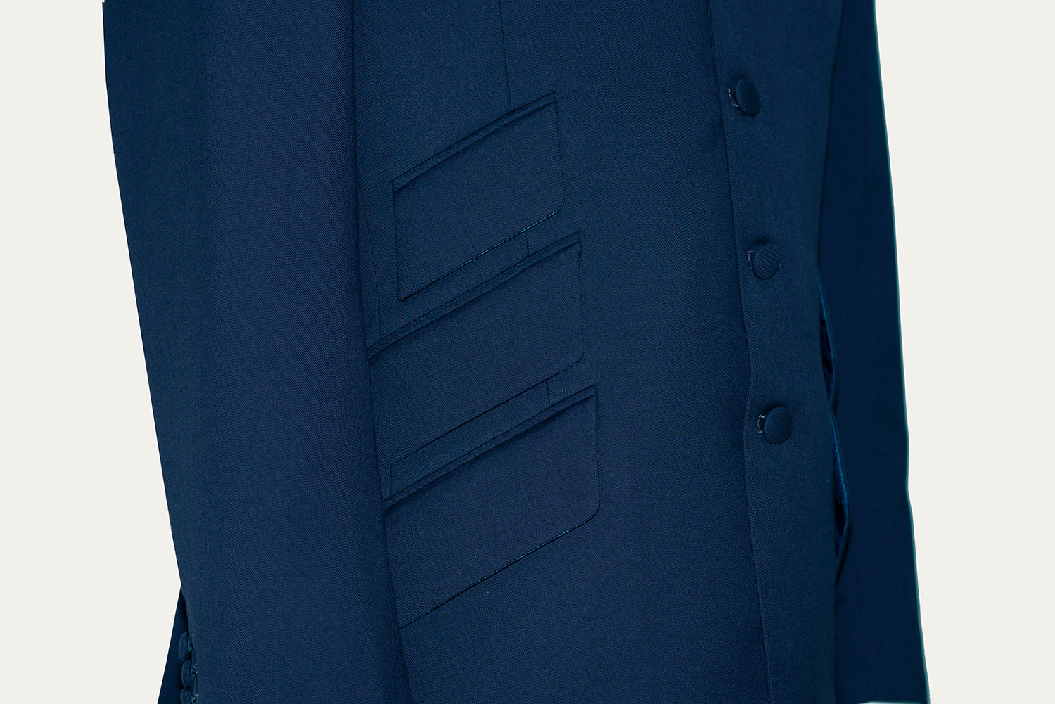 Paul Weller Peak Lapel 4 Button Yale Blue Mod Suit