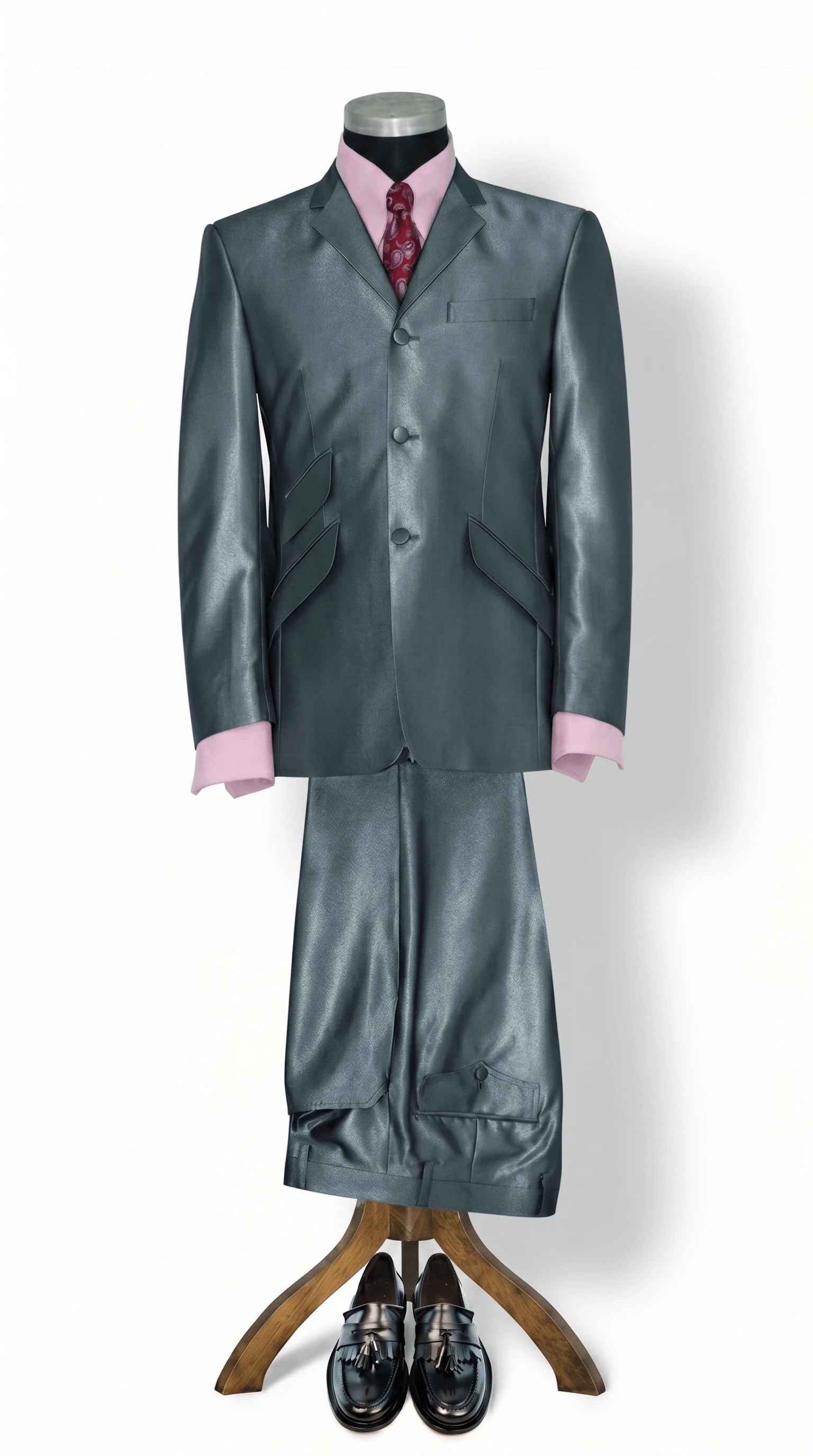 The Beatles Russian Green tonic suit 1960's Style