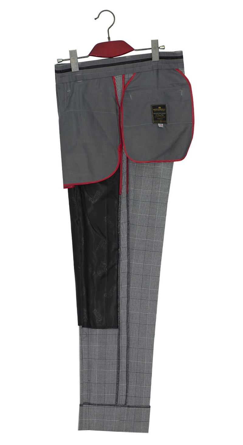 Kenney Jones Prince of Wales Grey 3 Piece Mod Suit