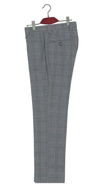 Kenney Jones Prince of Wales Grey 3 Piece Mod Suit