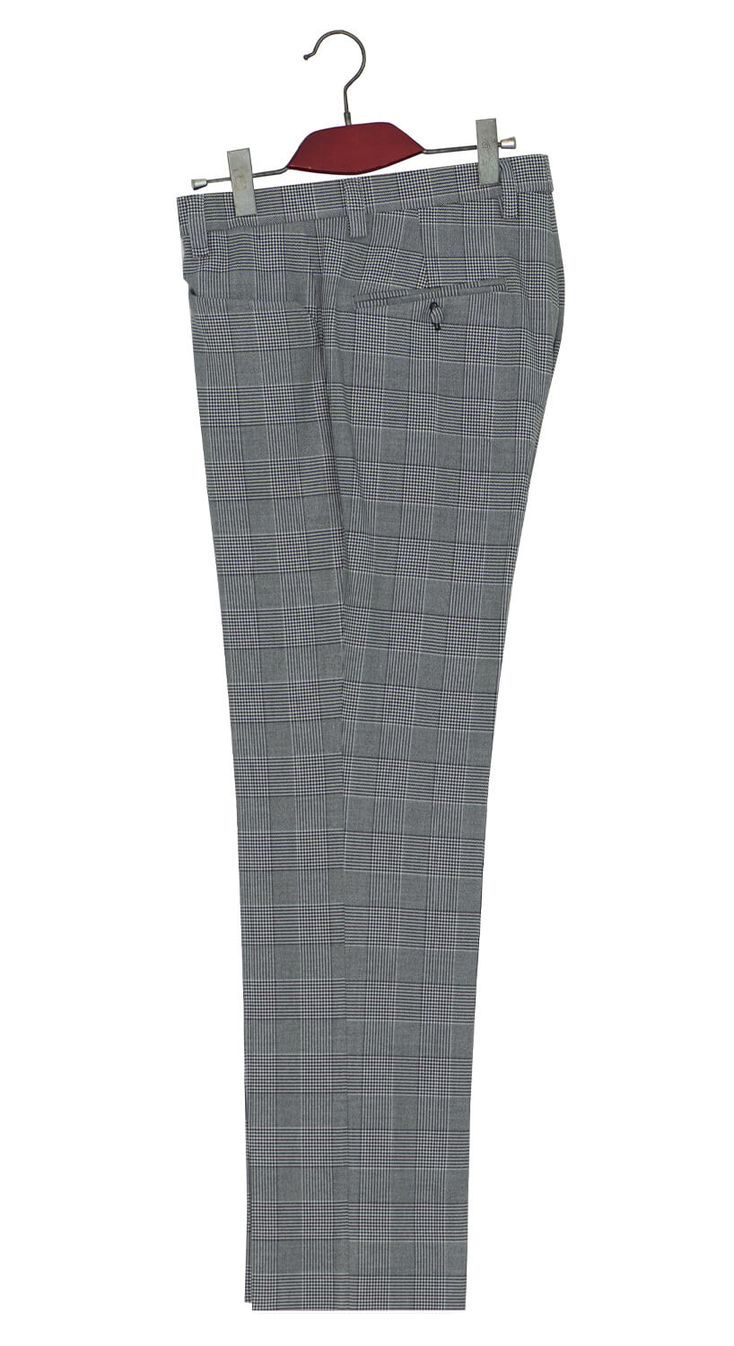 Kenney Jones Prince of Wales Grey 3 Piece Mod Suit