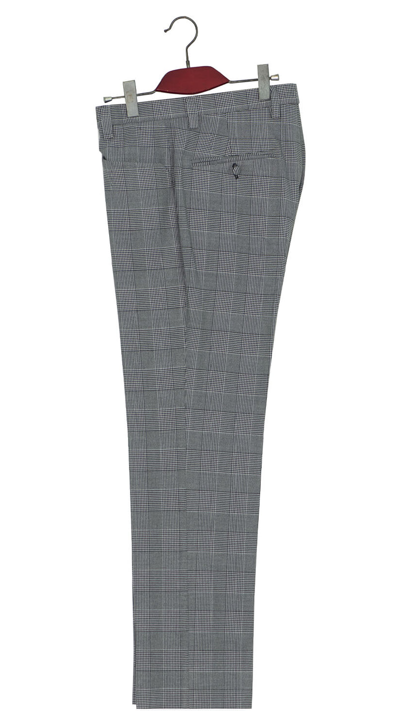 Kenney Jones Prince of Wales Grey 3 Piece Mod Suit