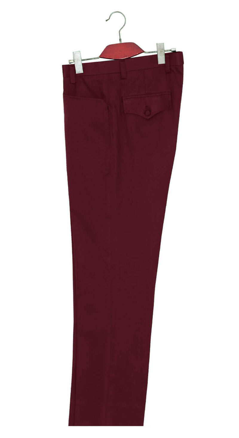 Keith Moon Burgundy Wine 3 Piece Mod Suit