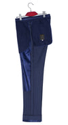Bruce Foxton Navy Herringbone 3 Piece Suit