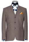 Rick Huxley Tweed Brown Dogtooth Mod Blazer