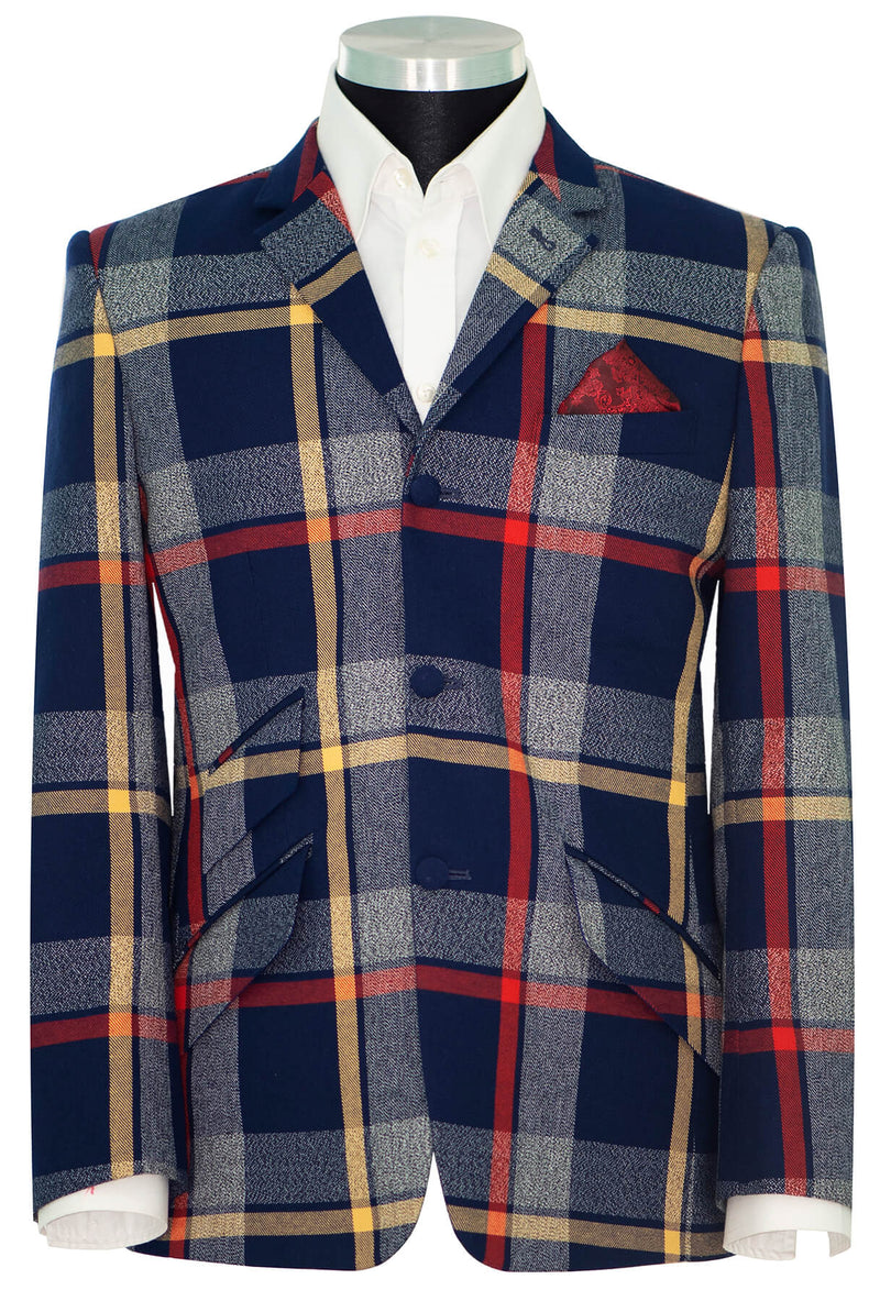 SALE Steve Marriott Tweed Vintage Check Mod Blazer (40 Regular)