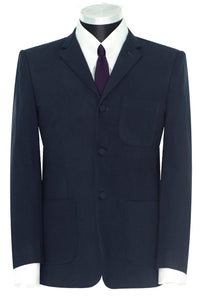 Weller Patch Pocket Wool Navy Blue Mod Blazer