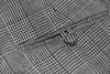 60's Retro Prince of Wales Check Grey Mod Trouser