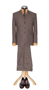 Dave Wright Tweed Tailored Brown Dogtooth Suit