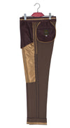 Jeff Beck Flannel Wool Dark Brown Mod Trouser