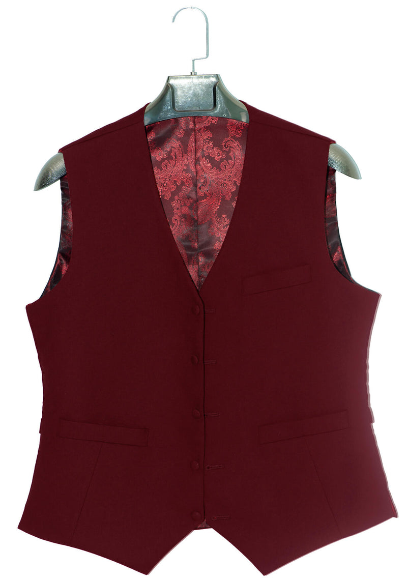 Keith Moon Burgundy Wine 3 Piece Mod Suit