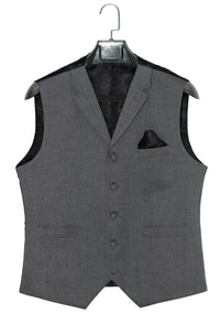 John Dalton Grey Herringbone 3 Piece Mod Suit