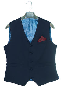 John Entwistle Navy Blue 3 Piece Mod Suit