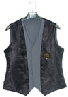 SALE Weller Light Grey Peak Lapel 3 Piece Suit (46 Regular, Trouser 36, I.L.29.5)