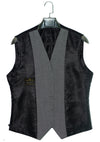 John Dalton Grey Herringbone 3 Piece Mod Suit