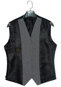 John Dalton Grey Herringbone 3 Piece Mod Suit