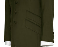 Paul Weller Peak Lapel 4 Button Olive Mod Suit