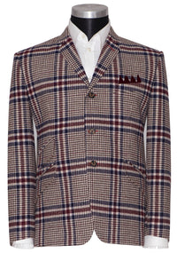 Bill Wyman Winter Tweed Vintage Check Mod Blazer