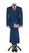 Kenny Jones Yale Blue 3 Piece Suit