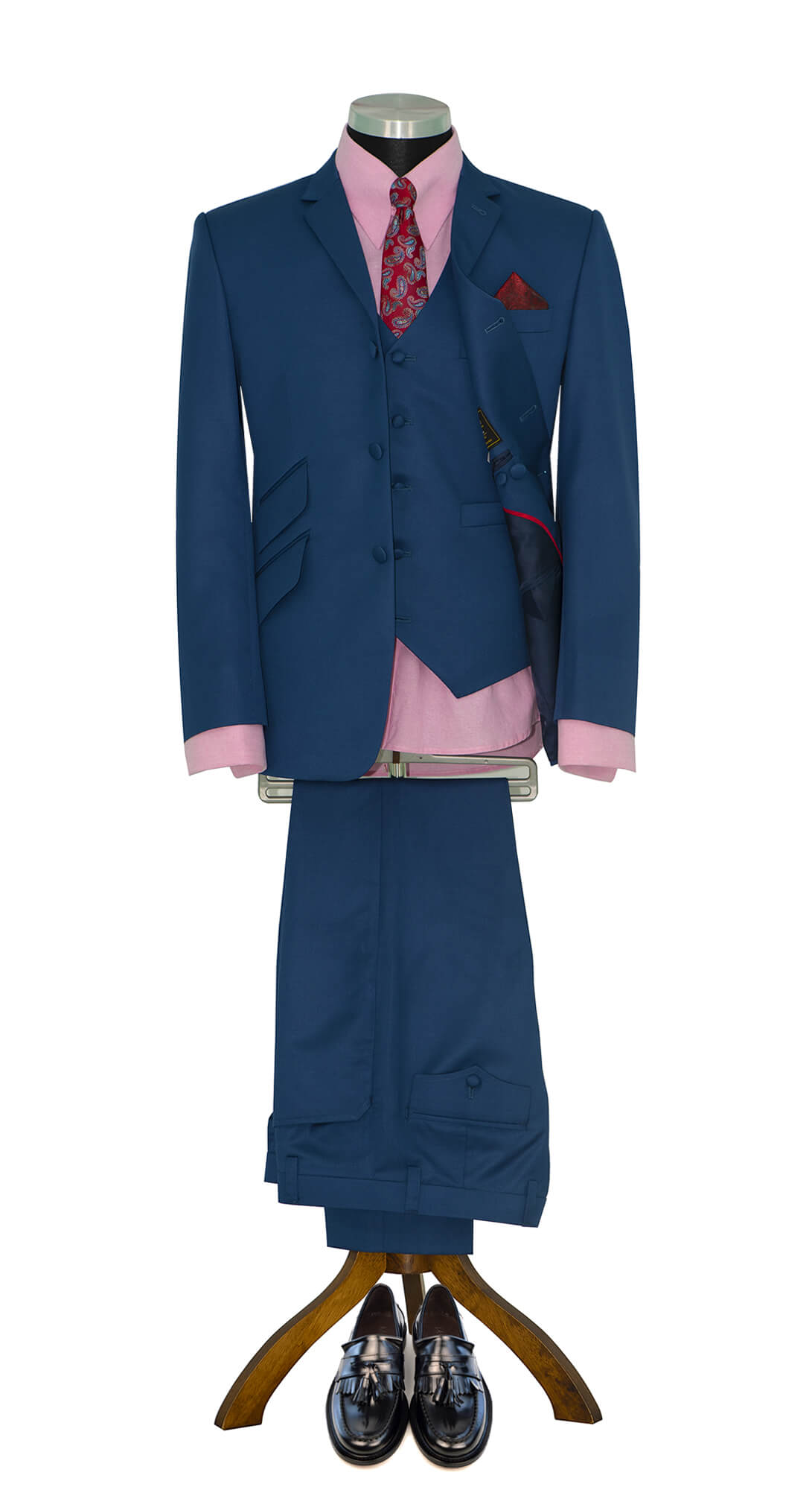 Kenny Jones Yale Blue 3 Piece Suit
